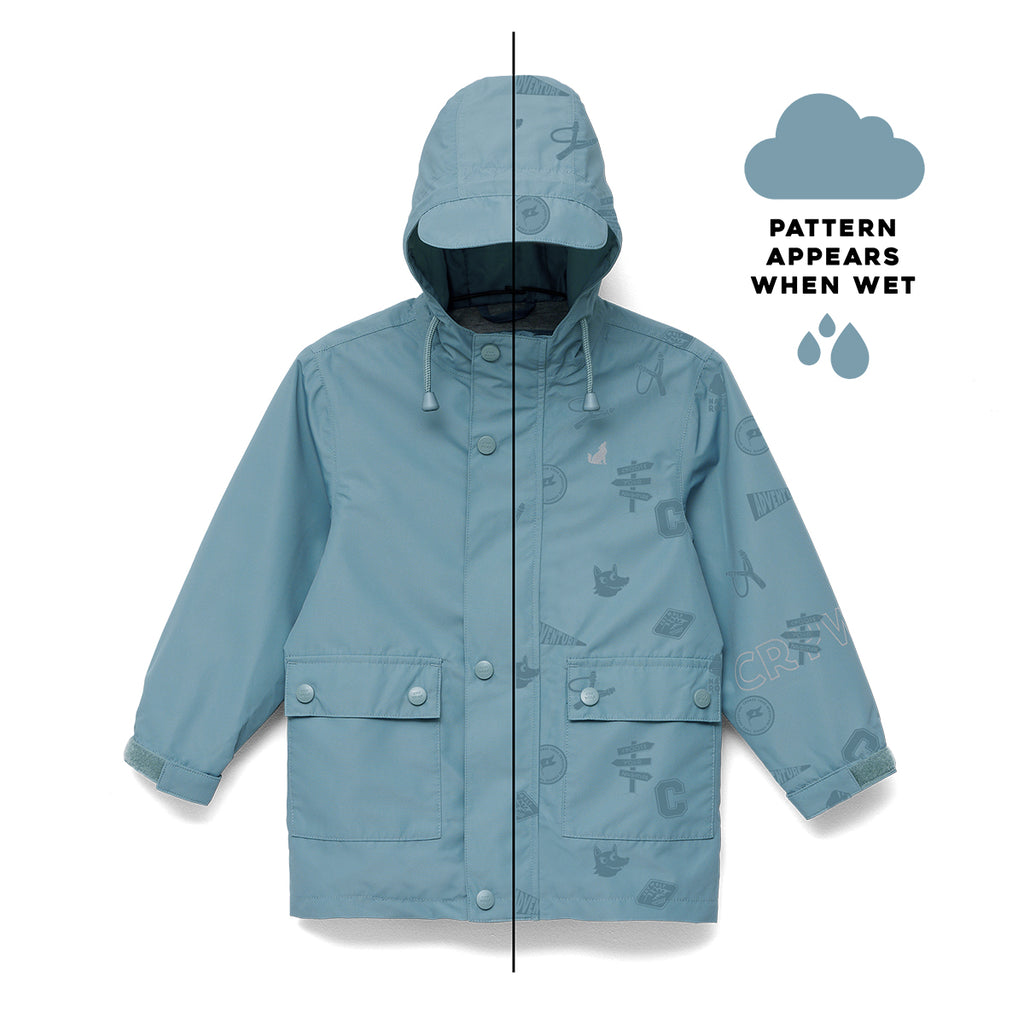 Magic Pattern Raincoat Crywolf AU | Kids Rain Jacket, Boots, Overalls, Puffers & Beanies ...